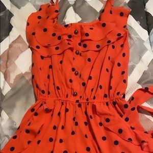 poke-a-dot dress